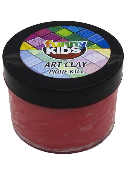 Funny Kids Art Clay Proje Kili 40CC - 560 Kırmızı