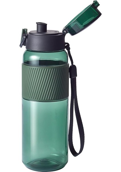 Içecek Şişesi, Bpa Içermez, Fitness, Boş Zaman ve Ofis Için Su Şişesi, Tritan, Koyu Yeşil, 680 ml fiyatları