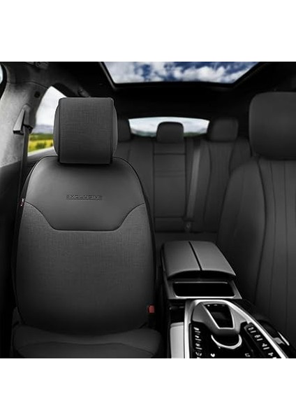 Koruyucu Oto Koltuk Minderi Premium Keten (Siyah) modelleri