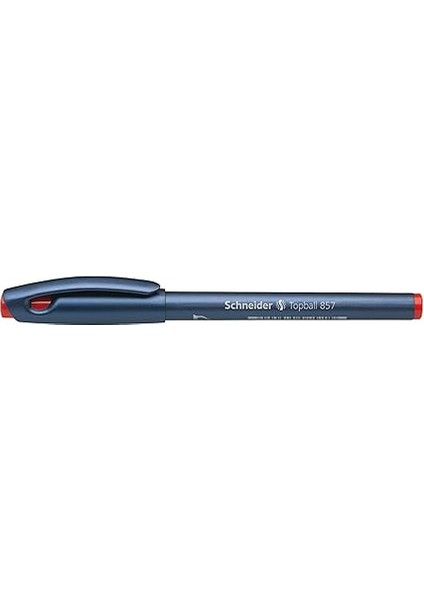 Schreibgeräte Topball 857 Tükenmez Kalem, Sağlam Metal Uçlu, 0,6, Kırmızı fiyatları
