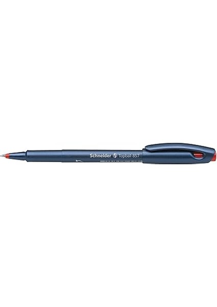 Schreibgeräte Topball 857 Tükenmez Kalem, Sağlam Metal Uçlu, 0,6, Kırmızı indirimleri