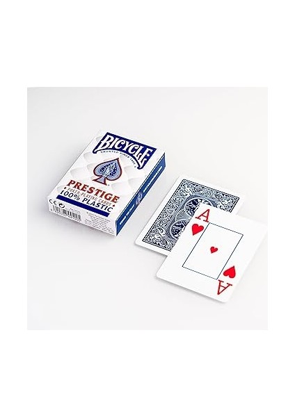 Prestige Rider Back 100% Plastic Jumbo Index Playing Cards modelleri