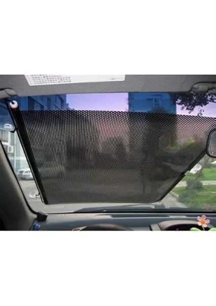 Araç Güneşlik Otomatik Geri Çekilebilir 50X125CM Araç Ön Cam Güneşlik Katlanabilir Araç Oto Ön Cam Güneşlik fiyatları