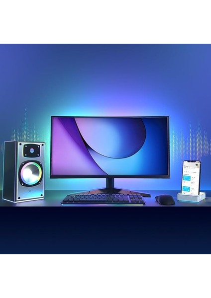 Tapo L900-5, 5 Metre Çok Renkli Akıllı Wi-Fi Şerit Led, Alexa ve Google Assistant ile Uyumlu Ses Kontrolü, Müzikle Senkronizasyon fırsatları