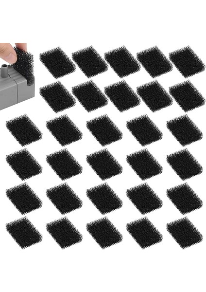 30 Adet Pet Çeşme Yedek Filtre, Kedi Içecek Su Filtresi Köpük Filtre Değiştirin Pet Çeşme Köpük Filtre Petkıt Eversweet 3 Pro ile Uyumlu