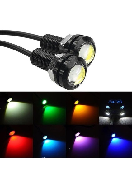 Kartal Göz LED Kırmızı Ayna Altı Araç Far LED Projektör Sis Farı modelleri