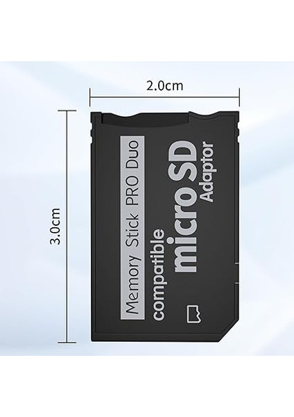 Memory Stick Pro Duo To Micro Sd Kart Adaptör – Psp 1000/2000/3000 Uyumlu – Dönüştürücü Adaptör fiyatları