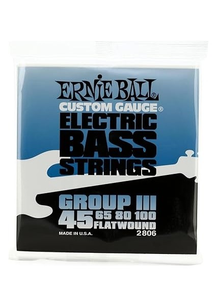 Ball Flatwound Grup Iii Elektrik Bas Telleri, 45-100 Ayar modelleri