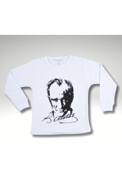 Atatürk Basklı 29 Ekim Uzun Kollu Tişört