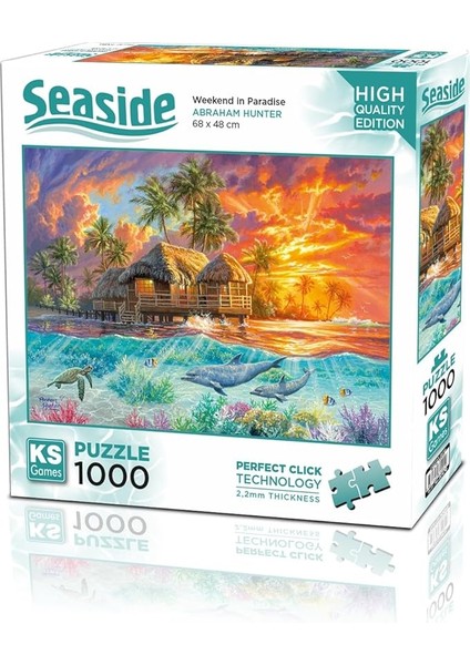 Cennette Haftasonu 1000 Parça Puzzle -Ks Puzzle
