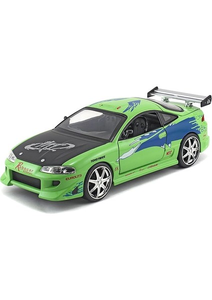 253203007, Hızlı ve Öfkeli Orijinal 1995 Mitsubishi, Lisanslı, Die- Cast (Metal), Açılabilir Parçalar (Kaput, Bagaj ve Kapılar), 1:24, 20 cm