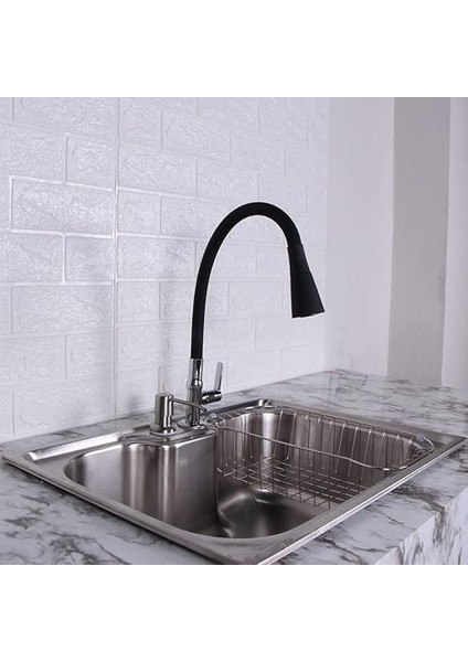 Esnek Silikon Musluk Başlığı – Kıvrılabilir ve Oynar Başlıklı, Musluk Uzatma Aparatı | Mutfak ve Banyo Bataryaları Için Ayarlanabilir Su Yönlendirici 52 cm Siyah indirimleri