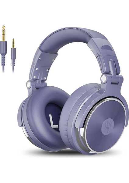 PRO10 Kulak Üstü Kablolu Dj Kulaklığı (Mor)