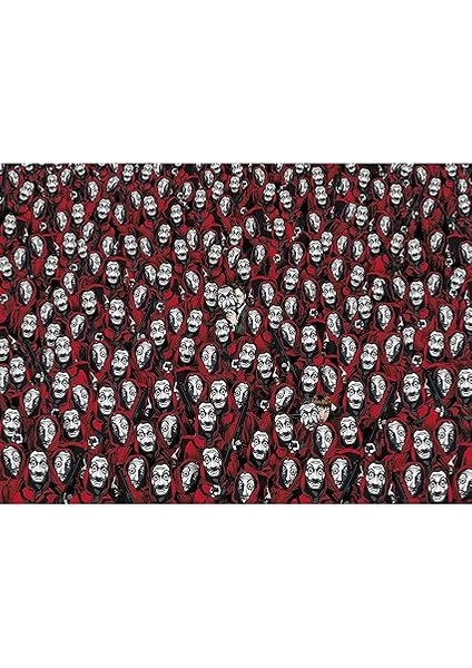 - 39527 - La Casa De Papel Yetişkin Puzzle - Impossible - 1000 Parça modelleri