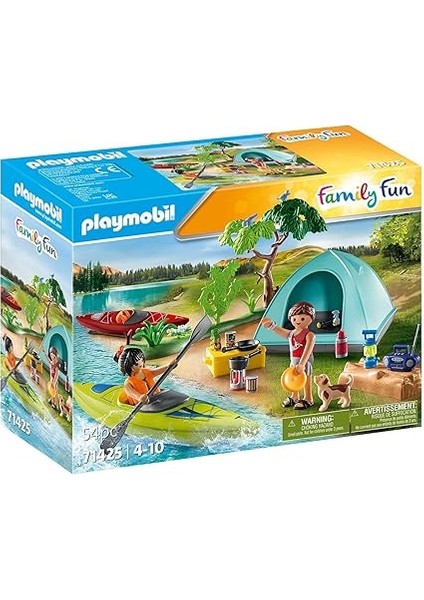 Family Fun 71425 Çadır, Kamp, Kano ve Kamp Ateşi ile Çadır Alanında Heyecan Verici Doğa Macerası, Açık Havada Ortak Tatil, 4 Yaşından Büyük Çocuklar Için Oyuncak fiyatları
