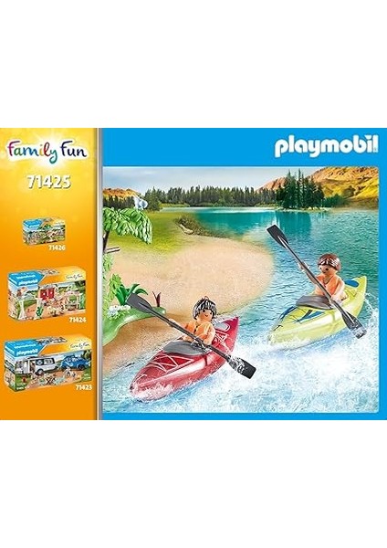 Family Fun 71425 Çadır, Kamp, Kano ve Kamp Ateşi ile Çadır Alanında Heyecan Verici Doğa Macerası, Açık Havada Ortak Tatil, 4 Yaşından Büyük Çocuklar Için Oyuncak indirimleri