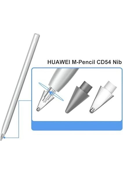 M-Pencil 2. Nesil Kalem Ipuçları 2 Adet, Huawei M-Pencil 2 Için Yedek Uçlar, Stylus Kalem Ucu CD54 Nıb (Gri) fırsatları