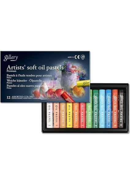 Mop-12 Pastel Boya, 12 Renk