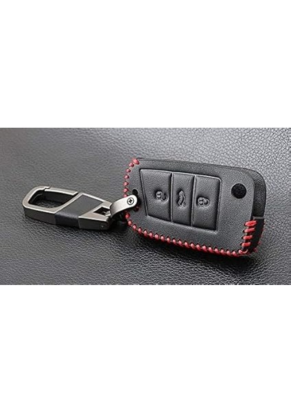 Deri Anahtar Kılıfı (Vw Golf 7, Polo ile Uyumlu) fırsatları