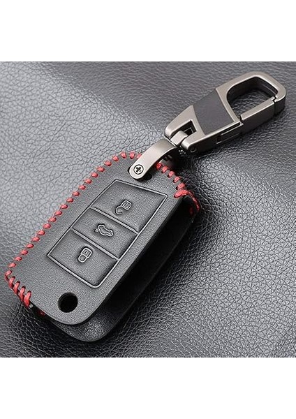 Deri Anahtar Kılıfı (Vw Golf 7, Polo ile Uyumlu) indirimleri