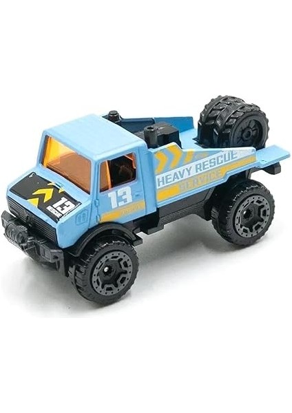 Wheels Mercedes-Benz Unimog 1300L Hw Haulers 4/5 (61/250) HKJ99 Kısa Kart Mattel 2023 + Blister ve Kart Koruyucu Paket Friki Maymun fiyatları