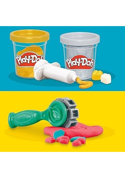 Drill 'n Fill Diş Hekimi Oyun Hamuru Seti, 3 Yaş ve Üzeri Çocuklar Için, 8 Modelleme Bileşiği Kutusu, Toksik Değildir, Çeşitli Renkleri Mevcuttur fırsatları