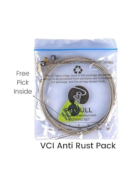 Elektro Gitar Tel Seti, Mutant Seri, 09-42, Süper Light, Meg 09-42 Sl (10-46 Light, Tekli Set) modelleri