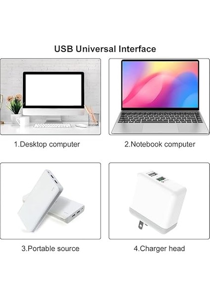 Mini USB Vantilatör, Esnek Mini Fan, El Vantilatörü, Pc, Powerbank, USB Cihazları Ile Kullanılabilir, Sessiz Taşınabilir USB Mini Soğutma Fanı Soğutucu, Seyahat Fanı (2 Adet) indirimleri