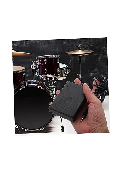 Elektronik Klavye Pedalı Klavye Aksesuar Sürdürme Pedalı Elektronik Klavye Için Sürdürme Pedalı Klavyeler Için Evrensel Polarite Anahtarı Müzik Aleti Ekipmanları Siyah Plastik fırsatları