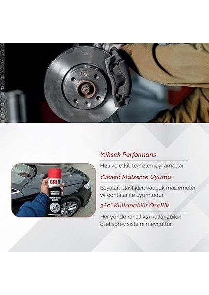 Fren Balata Temizleyici Sprey 500 ml modelleri