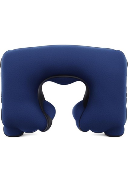 Şişme Seyahat Yastığı Boyun Destekli Taşınabilir ve Ergonomik Tasarım Uçak Araba ve Yolculuklar Için Ideal (Gri) indirimleri