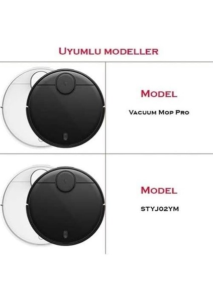 Hepa Filtre 2li Xiaomi Mi Robot Vacuum Mop Pro Ile Uyumlu modelleri