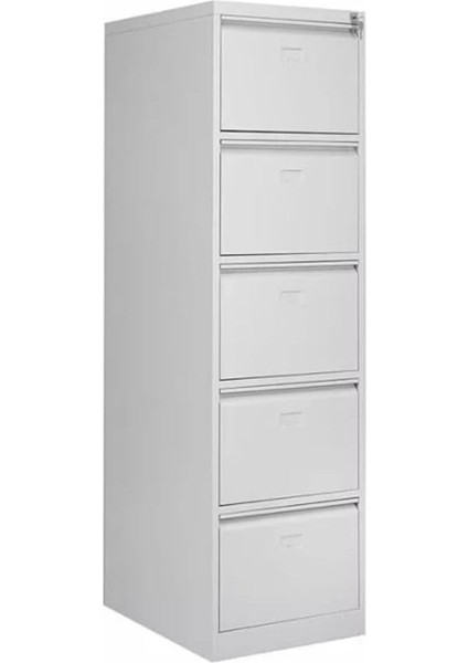 Çekmeceli Metal Kartoteks Askılı Dosya Dolabı Gri Renk