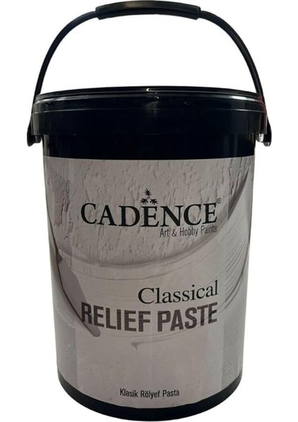 Rölyef Pasta 3 Kg. Klasik Rölyef Beyaz Tek Ebat Unisex