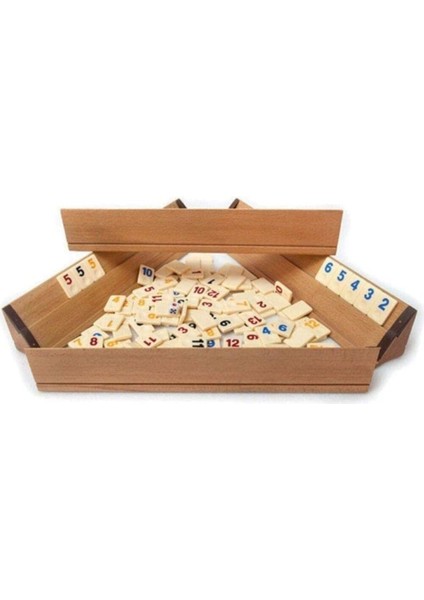 Ahşap Okey Takımı 1. Sınıf Kalite Büyük Boy Seti Cilalı