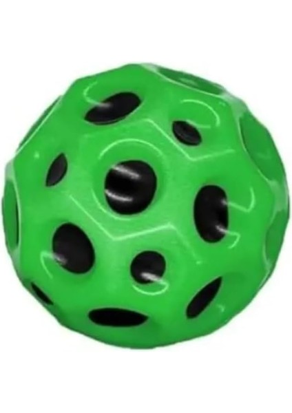 Ball (Yükseğe Zıplayan Top) - 7 cm - Süper Eğlenceli Uzay Topu - Space - Bouncy Ball - Yesıl