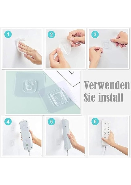 9 Sets Sihirli Kanca Çıft Taraflı Çok Amaçlı Kancalar Kendinden Yapışkanlı Şeffaf Su Geçırmez ve Yağ Geçırmez. Mutfak Banyo Oturma Odası Içın Delme Yok Çıkarılabilir Max 10KG modelleri