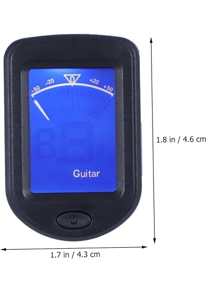 1 Takım Gitar Bas Ukulele Akort Cihazı Taşınabilir Klipsli Tuner Ekranlı Hassas Müzik Aletleri Aksesuarı modelleri