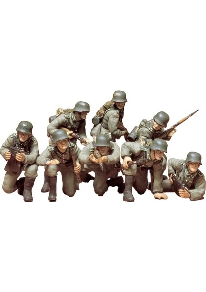 1/35 Ger. Panzer Grenadiers Plastik Askeri Figür Maket Kiti