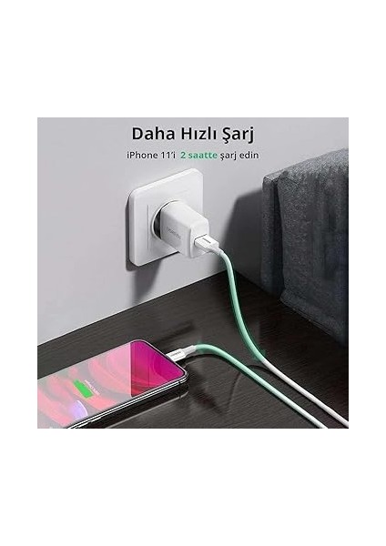 Iphone Usb-A To Lightning Hızlı Şarj Kablosu 100CM 3A (Siyah Veya Beyaz) fiyatları
