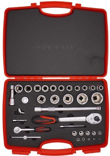 1/4"-1/2" Lokma Ahahtar Takımı 35 Prç.