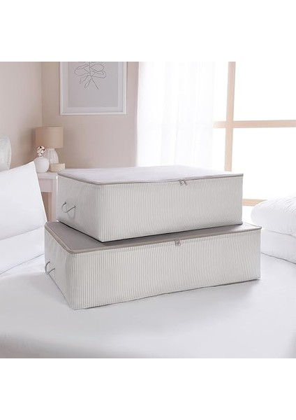 Home Textile 2'li Gri Renk Stuff &amp; Things Baza Altı Hurç Set modelleri