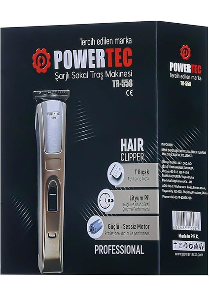 TR-558 Tıraş Makinesi modelleri
