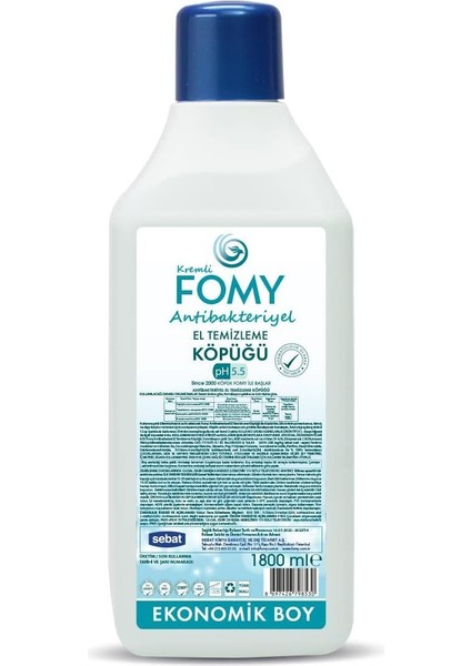 Antibakteriyel Köpük Sabun 1800 ml