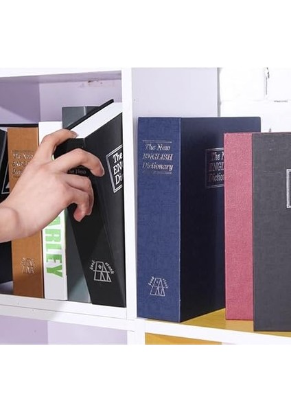 24CM Xl Büyük Boy Kitap Şeklinde Gizli Kasa Şifreli Kilitli Sözlük Para Mücevher Kasası fiyatları