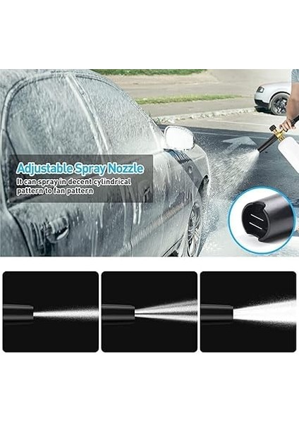 Bosch Aquatak/black &amp; Decker/norse/ryobi/neo Köpük Lance Makinesi Jet Foamer Ayarlanabilir 1l Şişe Sabunluk Nozulu ile Uyumlu Kar Topu indirimleri