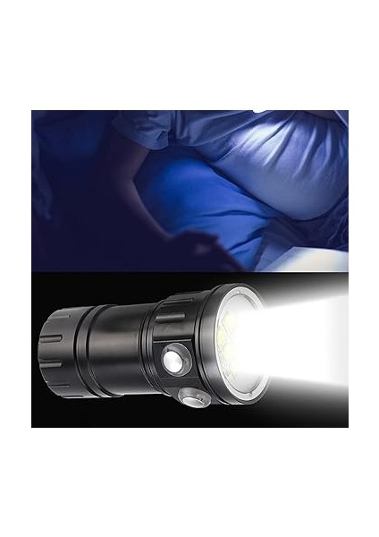 LED Dalış Feneri Kırmızı Mavi Beyaz Işık Fotoğraf Lambası Altında El Flashlighted Flashlighting Flashlight Flashlight Torçlu Mavi Beyaz Işık Torçu ve modelleri