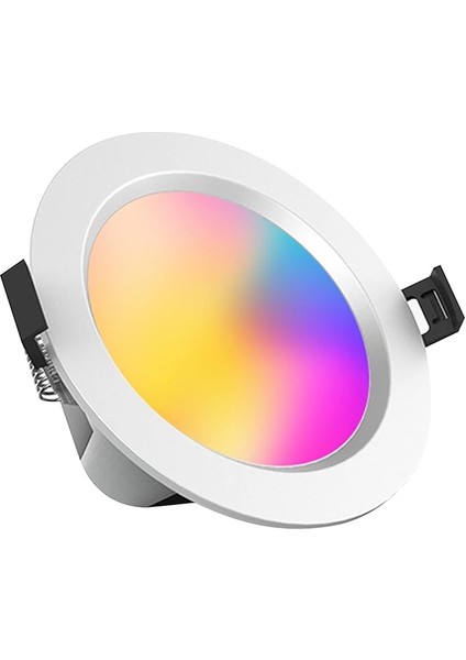 15W Akıllı Led'ler Gömme Aydınlatma Rgbw Tavan Panel Işık App Sesle Kontrol Kısılabilir 2700K-6500K Oturma Odası Için Seçilebilir Spotlar Banyo Yatak Odası Mutfak Koridor