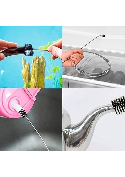 5 In 1 Drenaj Yılan Saç Drenaj ve Besleme Tüp Temizleme Fırçası Ince Drenaj Deliği Temizleme Aracı Hortum Boru Temizleme Fırçası indirimleri