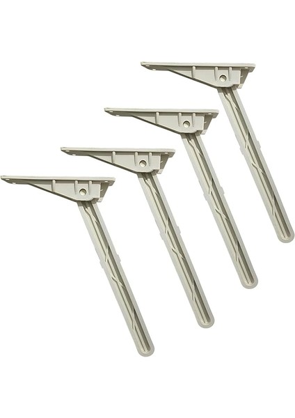 Adet Katlanabilir Beyaz Yer Sofra Ayağı Katlanır Yer Sofrası Sini Altı Plastik Ayak 22 cm